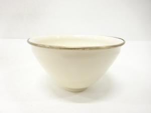 万代草山造　白　天目　茶碗